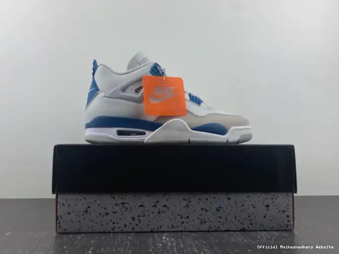 Official Maikesneakers Air Military 4 Jordan Blue FV5029-141 0625